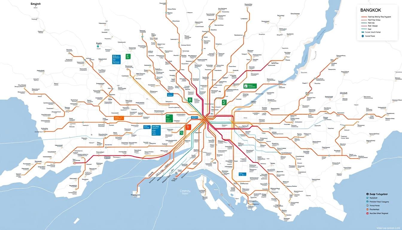 曼谷大眾運輸路線圖 曼谷大眾運輸路線圖