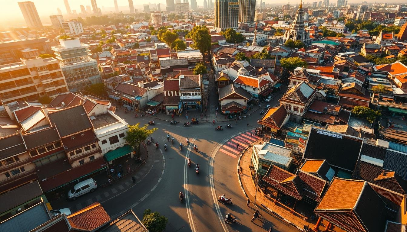 曼谷老城區交通路線