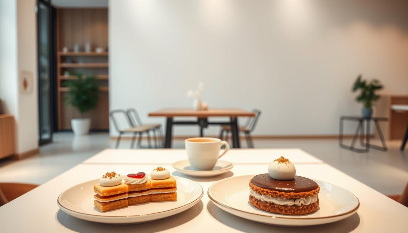 極簡空間設計與甜點搭配