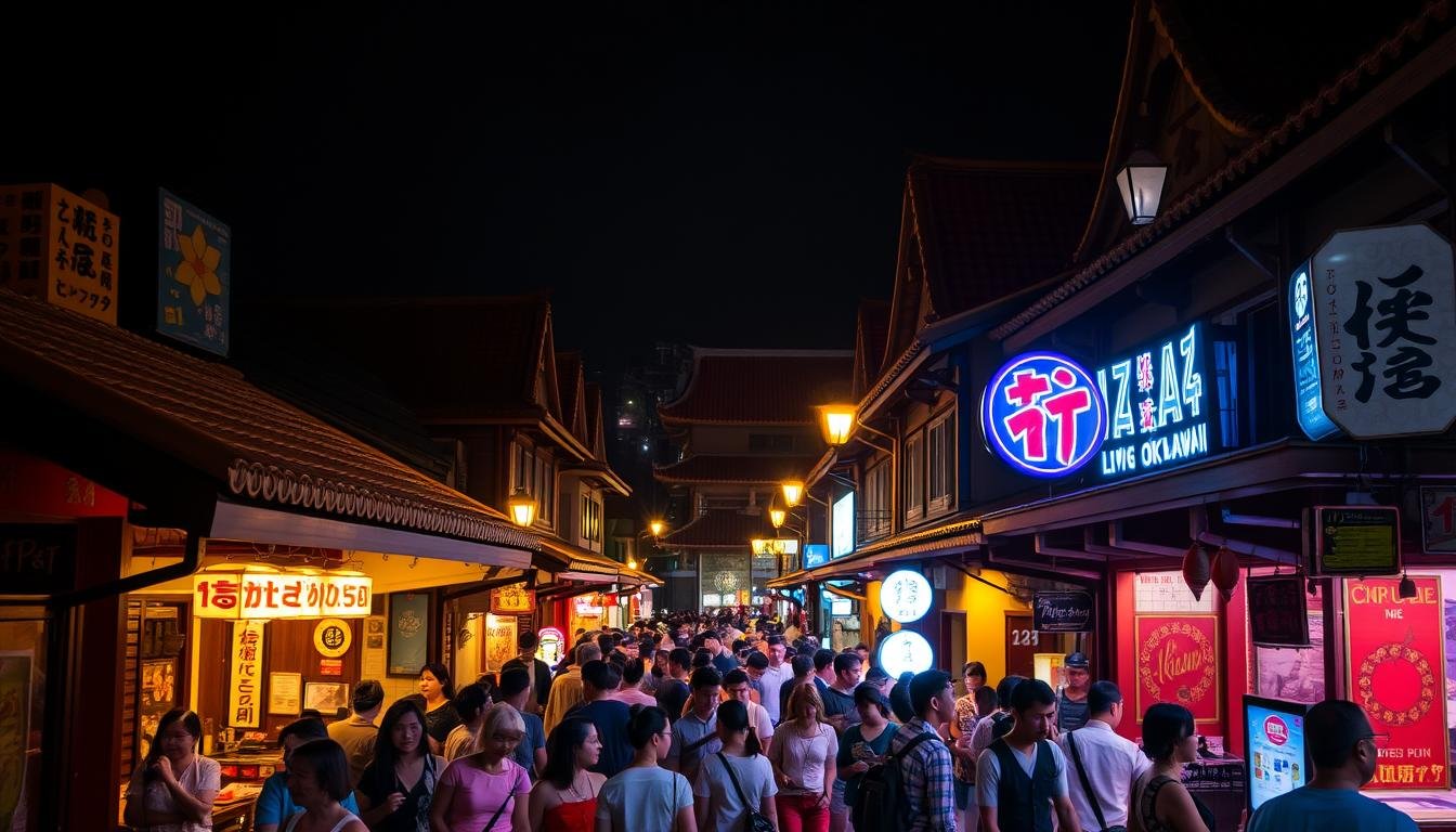 沖繩文化融合夜生活