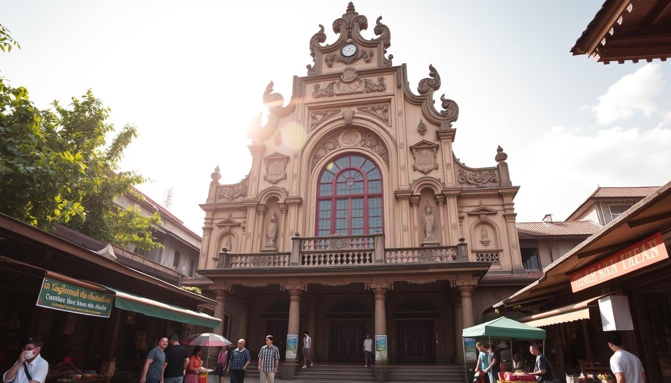 泰國古老電影院建築