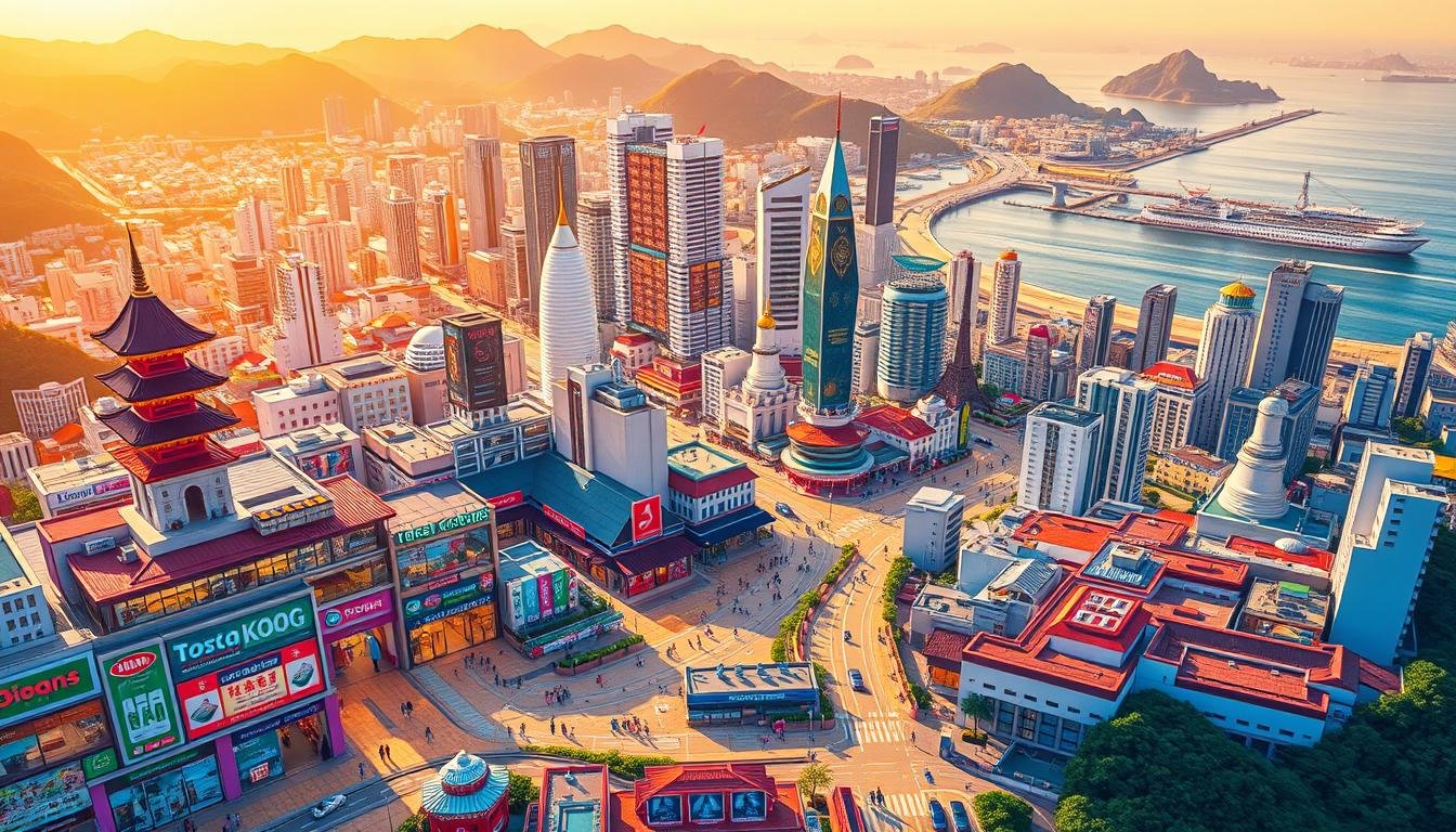 釜山熱門購物區域地圖