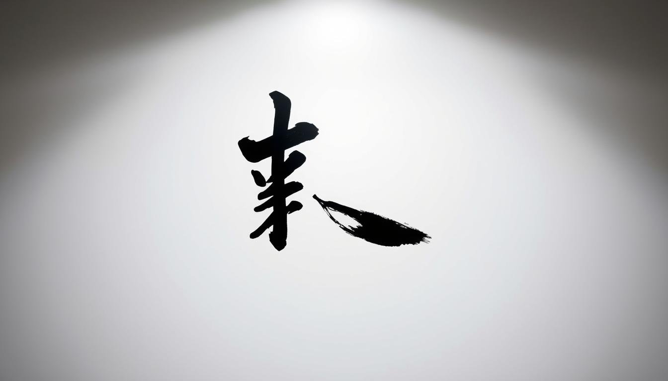 A striking calligraphic rendering of the Chinese character "天" (meaning "sky" or "heaven") against a serene, minimalist backdrop. The character is rendered in bold, confident strokes with a graceful, flowing aesthetic, capturing the elegance and simplicity of traditional East Asian calligraphy. The character is placed centrally within the frame, with ample negative space surrounding it to create a sense of balance and contemplation. The lighting is soft and diffused, illuminating the character from above to accentuate its dimensional qualities and the subtle textures of the brushstrokes. The overall mood is one of tranquility, reverence, and timeless artistry, perfectly suited to illustrate the budgetary considerations of a Thailand travel guide.