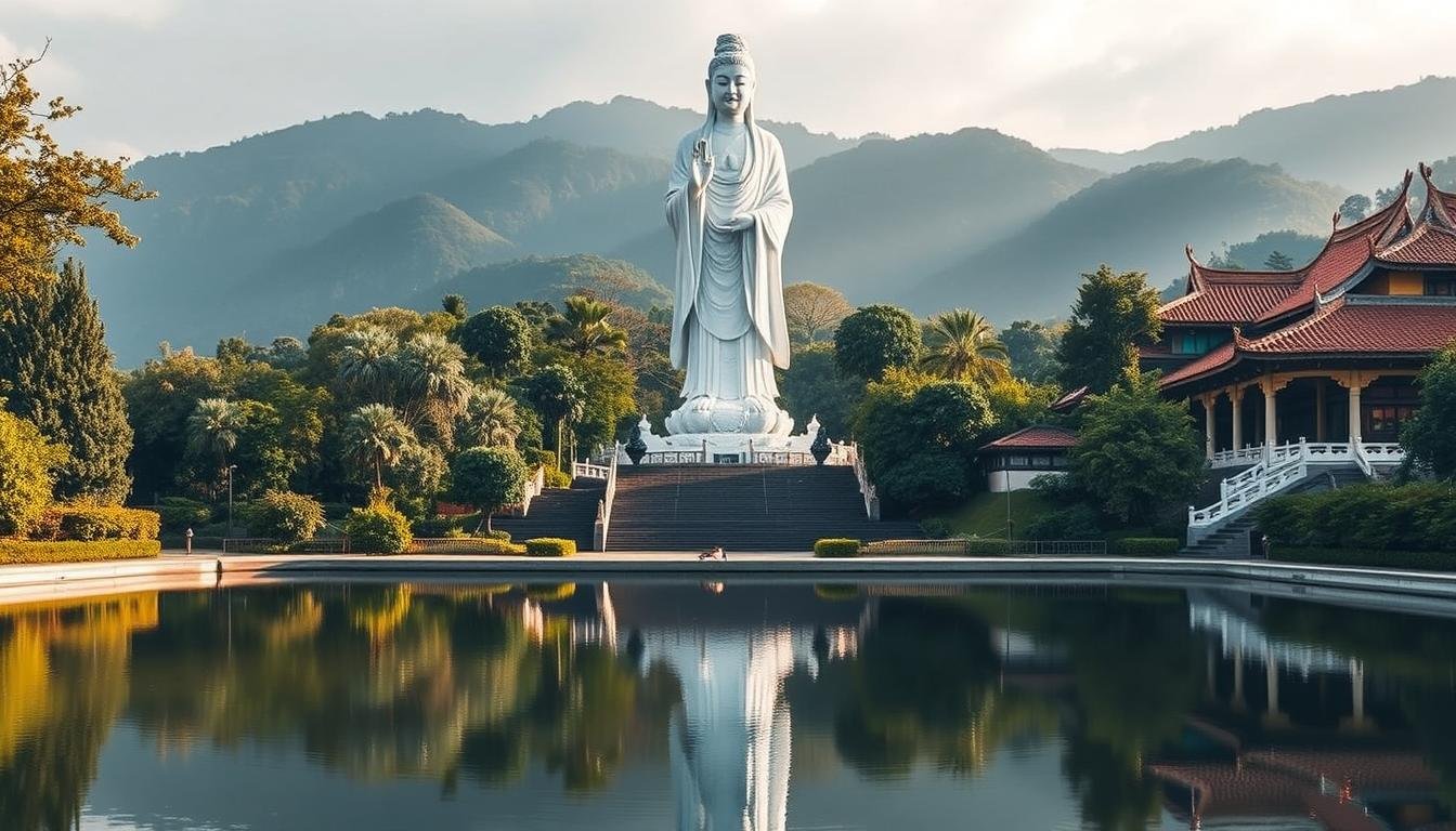 香港大屿山慈山寺76米观音像观赏指南:景点介绍与交通 香港大屿山慈山寺76米观音像观赏指南:景点介绍与交通