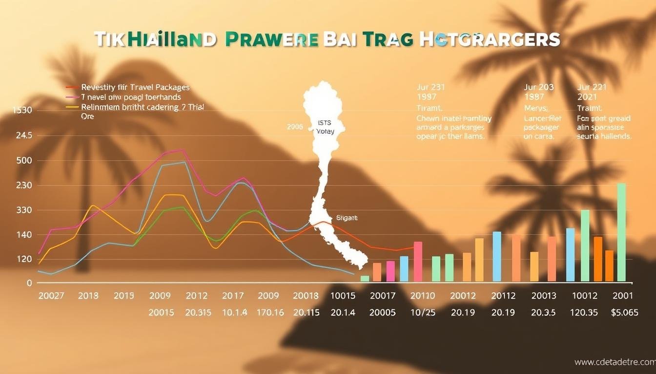 A detailed infographic showcasing the seasonal price variations for travel packages to Thailand. In the foreground, a vibrant visualization of fluctuating line graphs and bar charts, illustrating the differences in pricing across the calendar year. The middle ground features a subtle map of Thailand, with key tourist destinations highlighted. The background is a warm, muted palette, evoking the tropical ambiance of the country. The overall composition is clean, balanced, and designed to effectively communicate the seasonal cost disparities for planning Thai vacations. A detailed infographic showcasing the seasonal price variations for travel packages to Thailand. In the foreground, a vibrant visualization of fluctuating line graphs and bar charts, illustrating the differences in pricing across the calendar year. The middle ground features a subtle map of Thailand, with key tourist destinations highlighted. The background is a warm, muted palette, evoking the tropical ambiance of the country. The overall composition is clean, balanced, and designed to effectively communicate the seasonal cost disparities for planning Thai vacations.