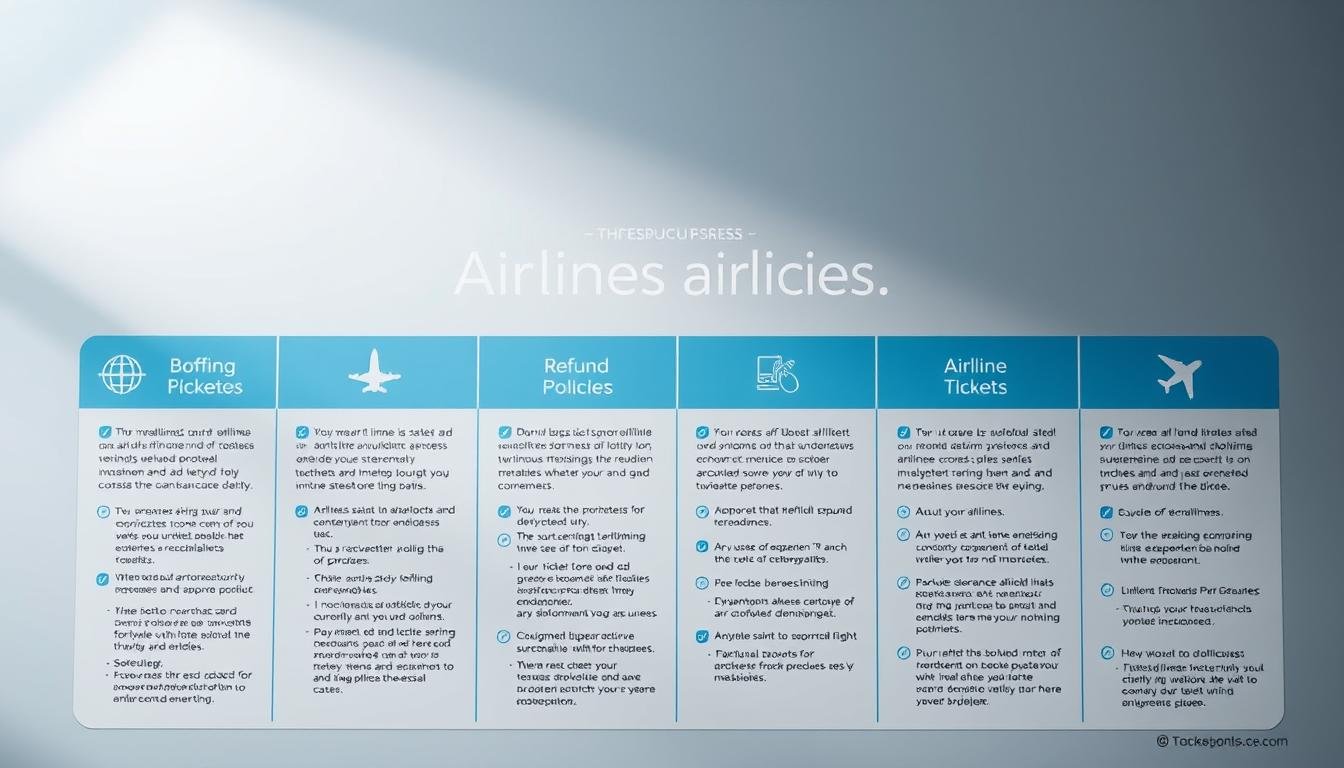 A detailed, informative poster showcasing the intricacies of airline ticket booking and refund policies. Set against a sleek, minimalist backdrop, the image features clean typography, intuitive icons, and a color palette of blues and grays to convey a sense of professionalism and trust. The layout is well-organized, drawing the viewer's eye through the key information step-by-step. Subtle lighting from the top creates depth and dimension, while a slight camera angle adds visual interest. The overall impression is one of clarity, accessibility, and expert guidance - reflecting the subject matter and providing a valuable resource for travelers. A detailed, informative poster showcasing the intricacies of airline ticket booking and refund policies. Set against a sleek, minimalist backdrop, the image features clean typography, intuitive icons, and a color palette of blues and grays to convey a sense of professionalism and trust. The layout is well-organized, drawing the viewer's eye through the key information step-by-step. Subtle lighting from the top creates depth and dimension, while a slight camera angle adds visual interest. The overall impression is one of clarity, accessibility, and expert guidance - reflecting the subject matter and providing a valuable resource for travelers.