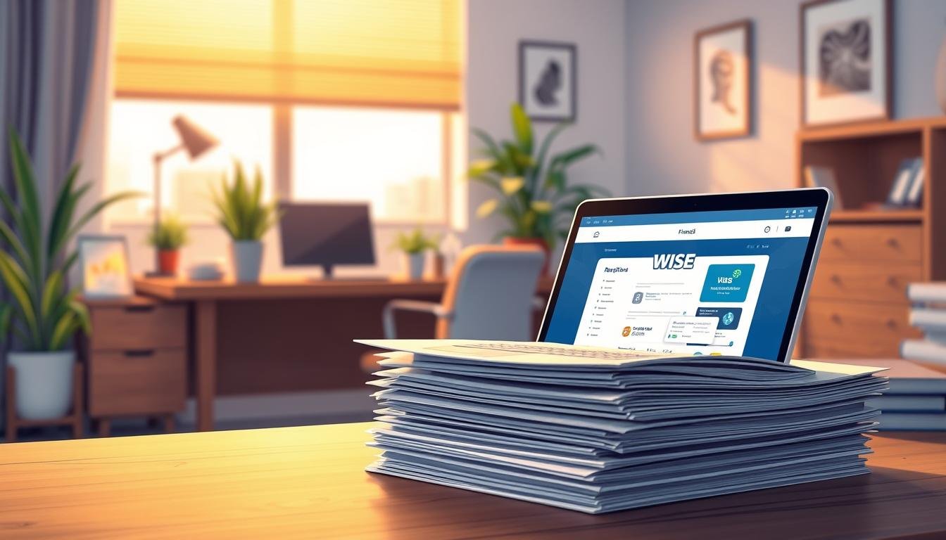 A meticulously rendered digital illustration showcasing the importance of Wise remittance and financial documentation. In the foreground, a stack of official-looking documents and a laptop displaying the Wise platform, all illuminated by warm, directional lighting. The mid-ground features a serene office setting with a wooden desk, potted plants, and minimalist decor, conveying a sense of professionalism and financial security. The background is slightly blurred, hinting at the broader context of the Hong Kong-Thailand visa application process. The overall scene exudes an atmosphere of trustworthiness, attention to detail, and financial diligence, aligning with the subject matter of the article section. A meticulously rendered digital illustration showcasing the importance of Wise remittance and financial documentation. In the foreground, a stack of official-looking documents and a laptop displaying the Wise platform, all illuminated by warm, directional lighting. The mid-ground features a serene office setting with a wooden desk, potted plants, and minimalist decor, conveying a sense of professionalism and financial security. The background is slightly blurred, hinting at the broader context of the Hong Kong-Thailand visa application process. The overall scene exudes an atmosphere of trustworthiness, attention to detail, and financial diligence, aligning with the subject matter of the article section.