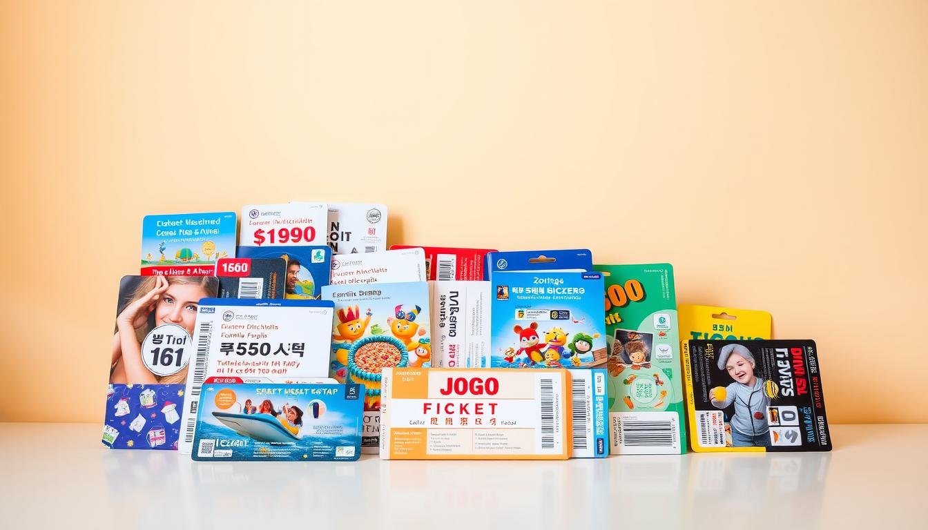 A neatly organized display of various discounted attraction tickets, meticulously arranged on a clean, minimalist surface. The tickets are showcased against a warm, inviting backdrop, with soft lighting accentuating their vibrant colors and graphics. The composition highlights the idea of "ticket savings," emphasizing the convenience and cost-effectiveness of planning ahead for a family-friendly Korean adventure. The overall aesthetic conveys a sense of efficiency, organization, and the excitement of discovering the best deals to maximize the enjoyment of the trip. A neatly organized display of various discounted attraction tickets, meticulously arranged on a clean, minimalist surface. The tickets are showcased against a warm, inviting backdrop, with soft lighting accentuating their vibrant colors and graphics. The composition highlights the idea of "ticket savings," emphasizing the convenience and cost-effectiveness of planning ahead for a family-friendly Korean adventure. The overall aesthetic conveys a sense of efficiency, organization, and the excitement of discovering the best deals to maximize the enjoyment of the trip.