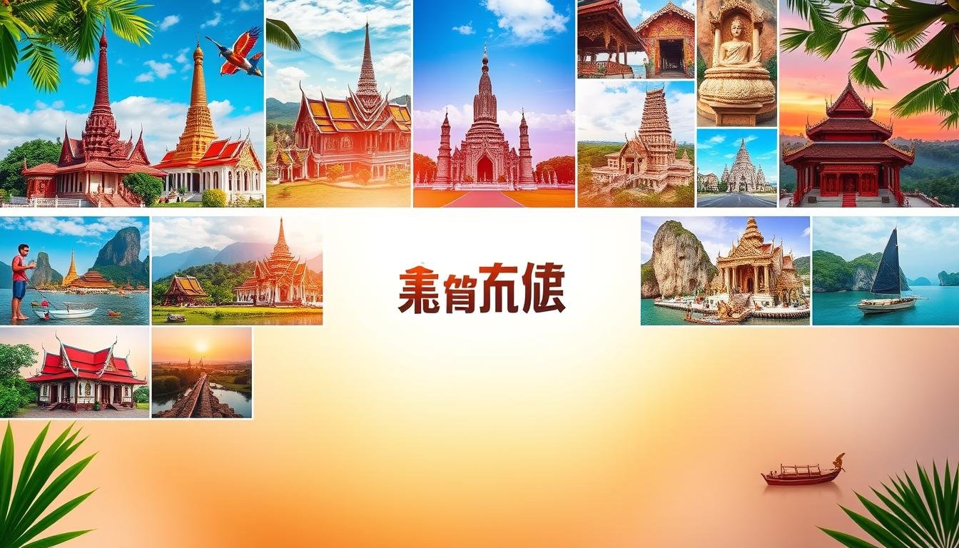 A vibrant and dynamic promotional banner showcasing a variety of Thai travel offerings. In the foreground, a collage of eye-catching images depicts iconic Thai landmarks, cultural experiences, and enticing package deals. The middle ground features a clean, minimalist layout with bold typography highlighting the "優惠活動與促銷方案" section title. The background is a soft, gradient wash of warm, inviting colors that evoke the essence of Thailand. Subtle lighting and camera angles create depth and dimension, drawing the viewer's attention to the key promotional elements. The overall composition is visually striking, engaging, and designed to captivate the audience and inspire them to explore the recommended Thai travel packages. A vibrant and dynamic promotional banner showcasing a variety of Thai travel offerings. In the foreground, a collage of eye-catching images depicts iconic Thai landmarks, cultural experiences, and enticing package deals. The middle ground features a clean, minimalist layout with bold typography highlighting the "優惠活動與促銷方案" section title. The background is a soft, gradient wash of warm, inviting colors that evoke the essence of Thailand. Subtle lighting and camera angles create depth and dimension, drawing the viewer's attention to the key promotional elements. The overall composition is visually striking, engaging, and designed to captivate the audience and inspire them to explore the recommended Thai travel packages.